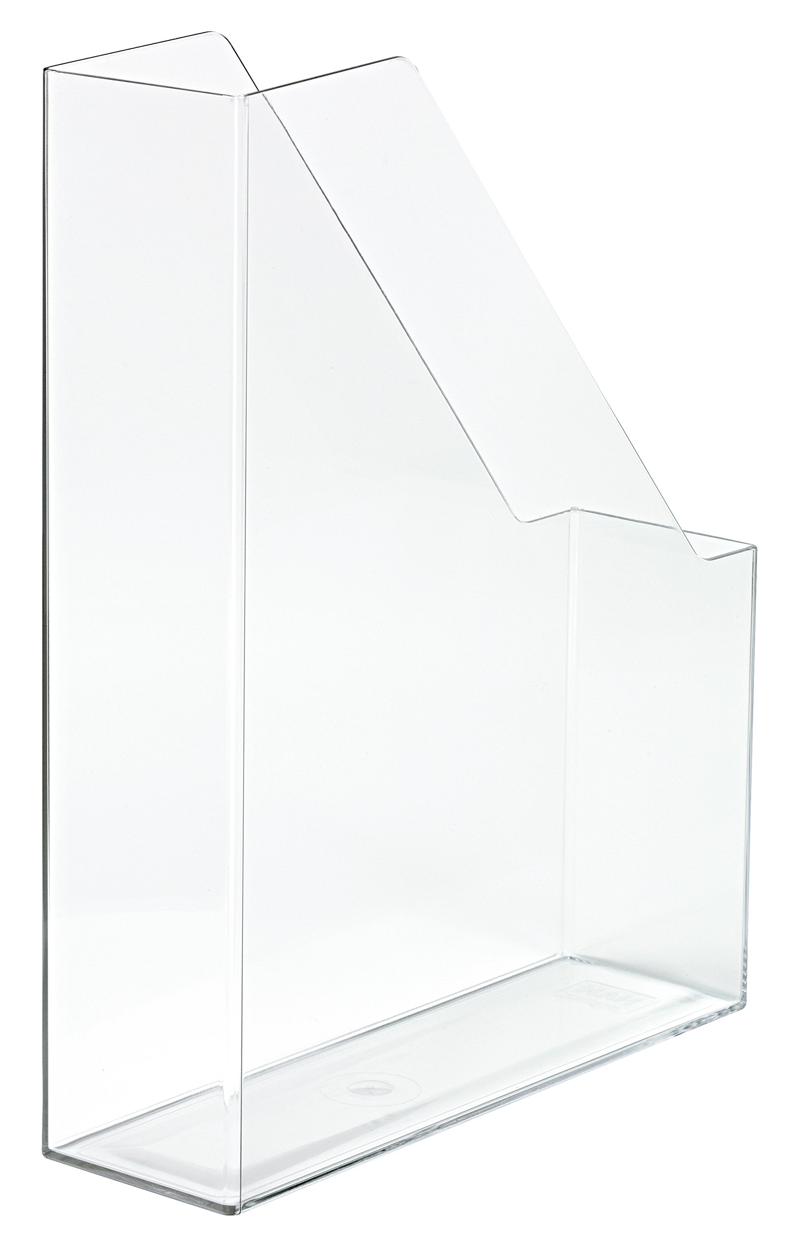 HAN i-Line 16501-23 Lot de 2 porte-revues élégants et modernes haut de gamme pour cahiers, magazines et dossiers jusqu'au format A4/C4 Transparent