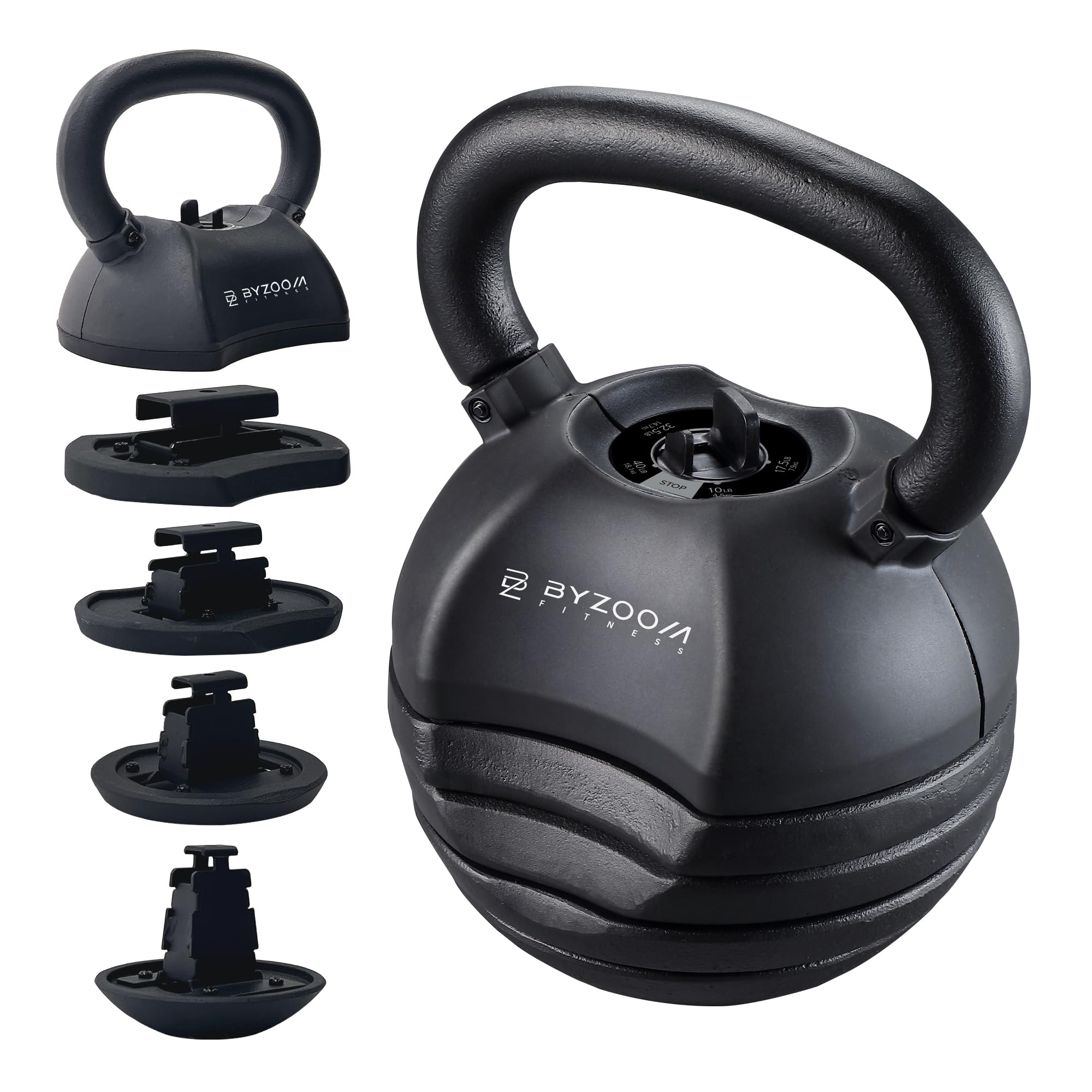 BYZOOM Pure Series 40lb Kettlebell