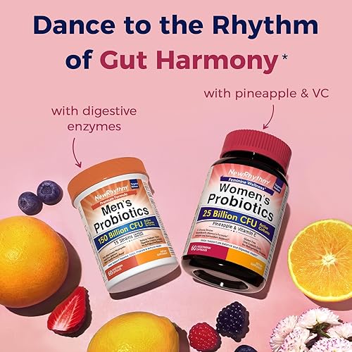 Miniatura 7 de NewRhythm Probióticos vaginales para mujeres, con polvo de piña, vitamina C, equilibrio natural del pH vaginal, apoyo inmunológico y salud