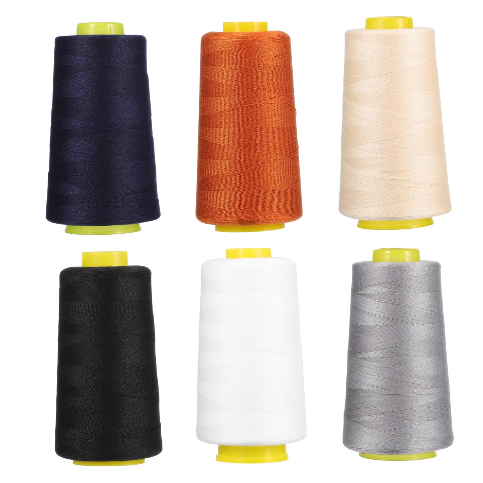 18piezas Hilo De Poliéster Para y Bordar Yards Carretes De Hilo Para Manualidades y Costura Compatible Máquinas De y Mano
