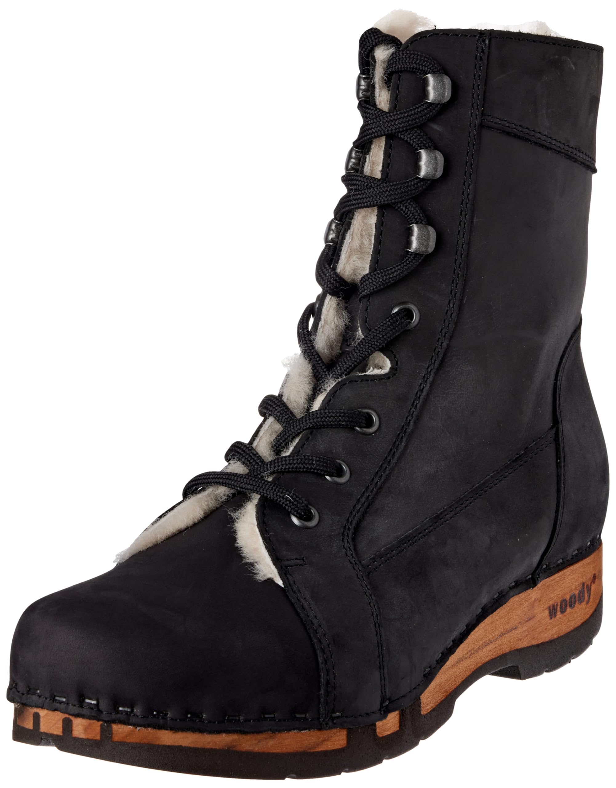 Woody Women's Heike Ankle Boot, Black, 4.5 UK