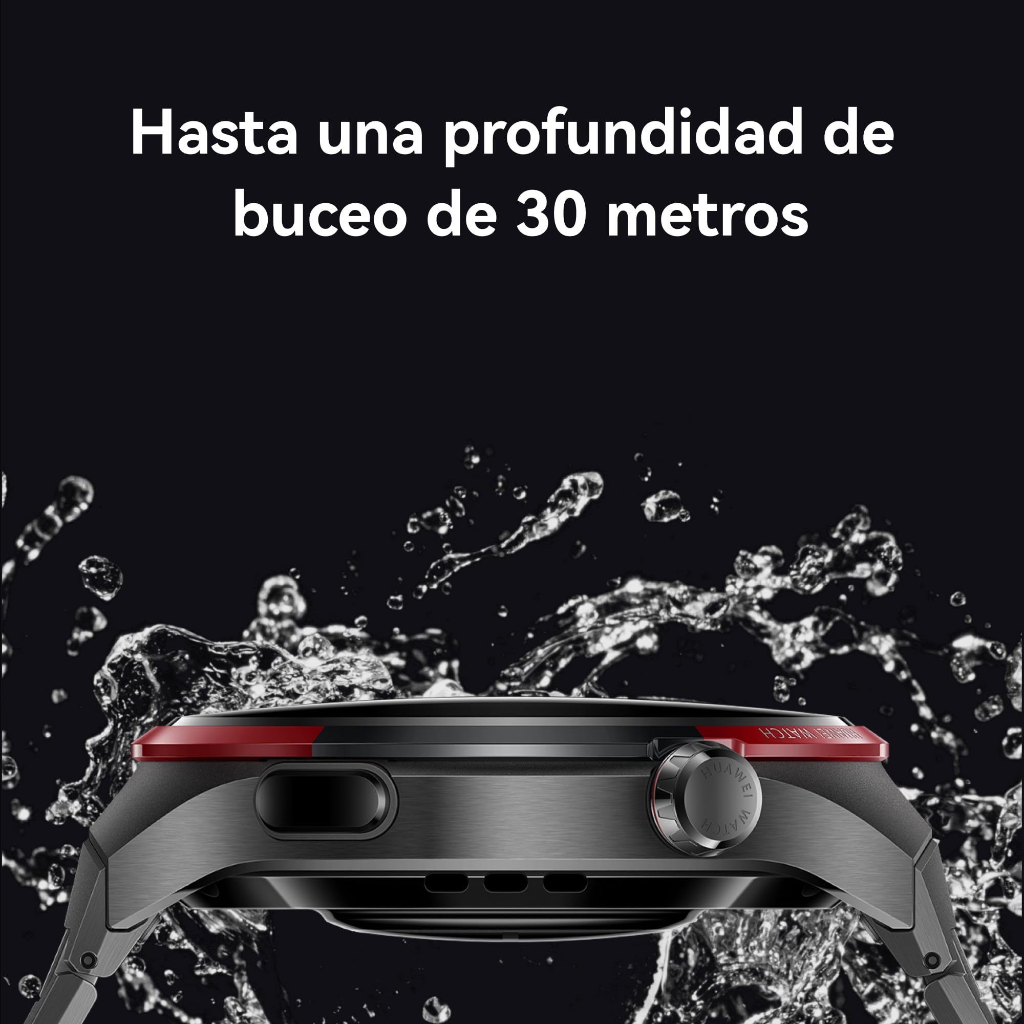 HUAWEI Watch 4 Pro Space Edition, Titanio DLC de Grado Aeroespacial, Resumen de Salud 2.0, Batería de hasta 21 días,Llamadas Móviles eSIM, Buceo Libre hasta 30 Metros, iOS & Android,Gris
