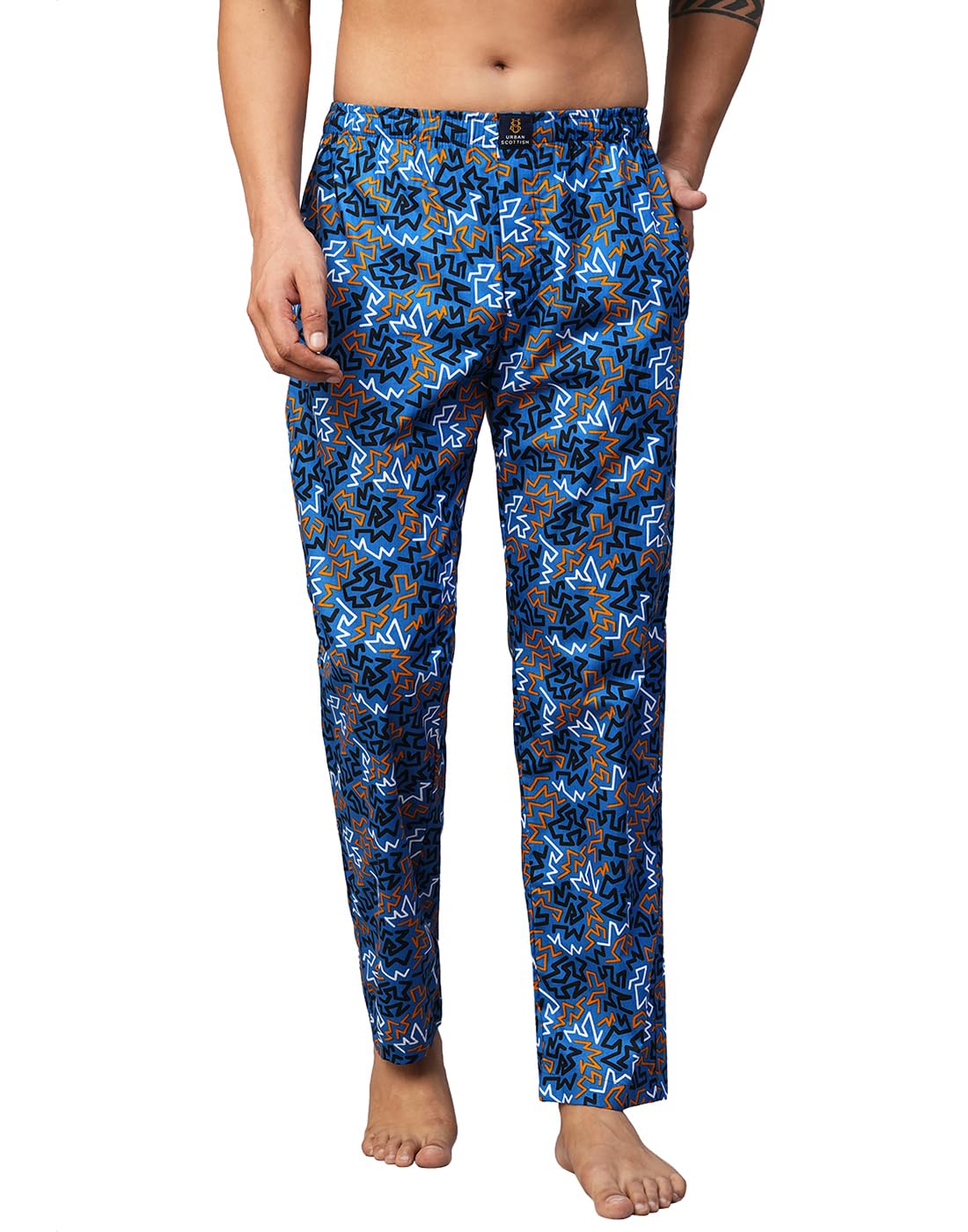 urban scottish Men's Multicolor Cotton Lounge Pants - Printed, Casual- USPJ2311-picture-43