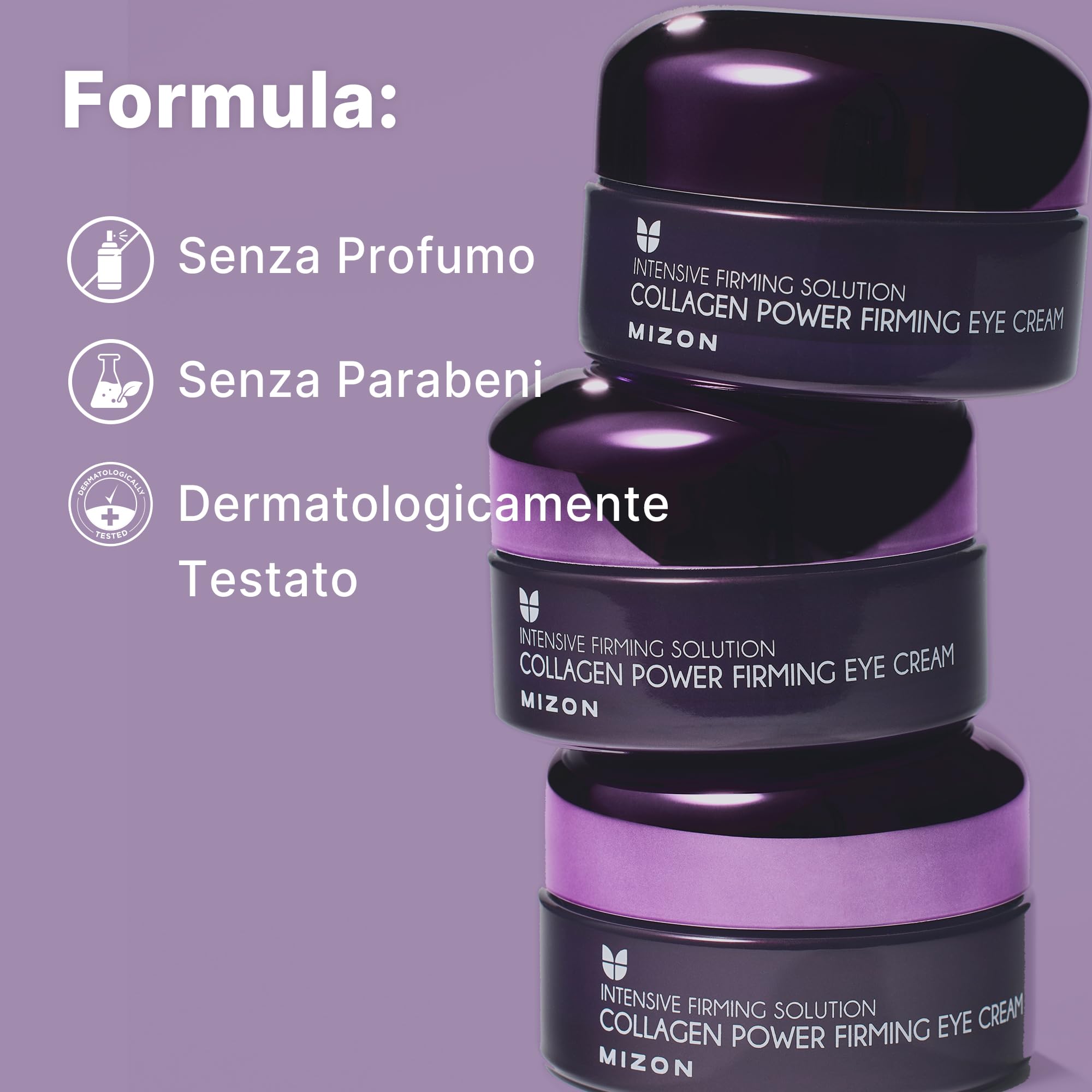 [Mizon] Crema Power Firming al collagene per il contorno occhi (25ml) Collagene marino, antirughe, Elastina Booster, Idratante, Acido Ialuronico (Collagen Power Firming Eye Cream)