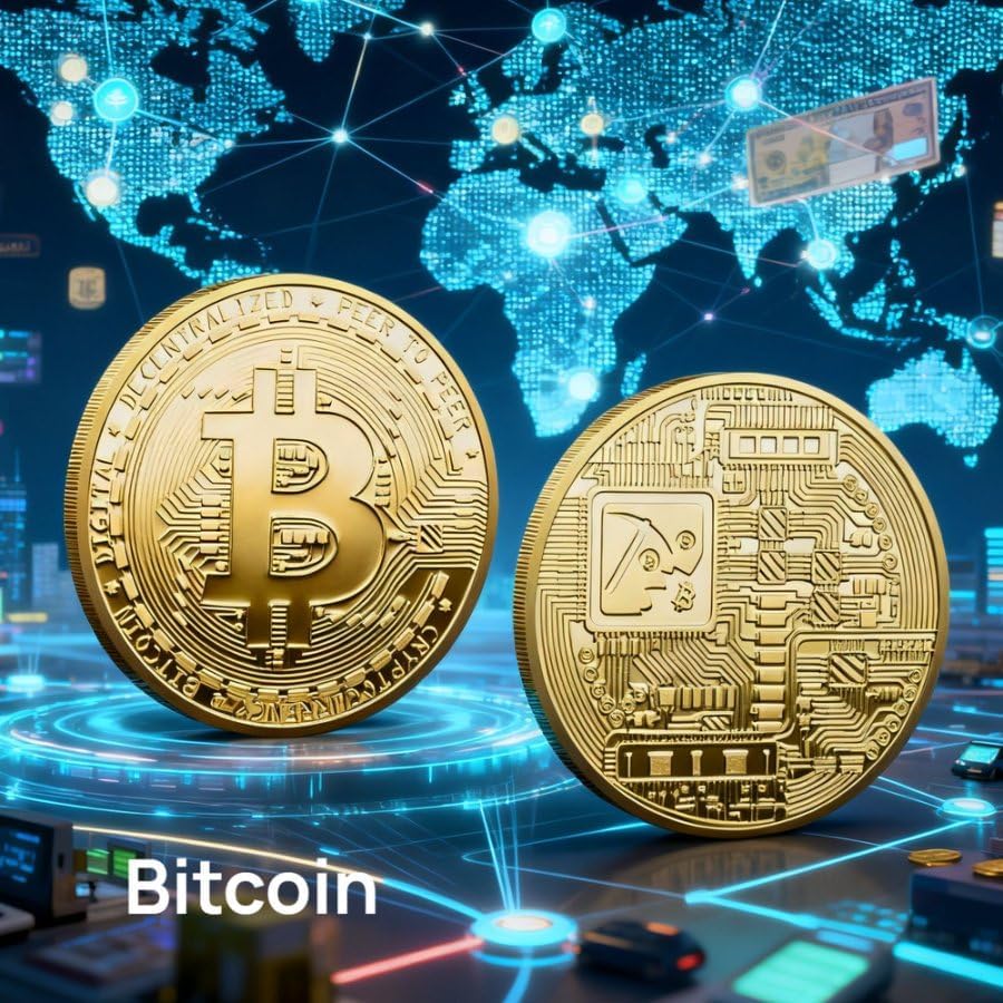 6PCS Cryptocurrency Commemorative Coin Set - Novelty Coins with Protective Acrylic Cases for Bitcoin, Ethereum, Dogecoin, XRP Coin, Litecoin, USDT Fans