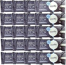 Kit 20 Tabletes de Chocolate 70% Cacau Zero Açúcar Zero Lactose de 20g cada - Laciella