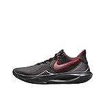Nike Shoes Precision 5 CODE CW3403-007, Anthracite Black Red, 13 US