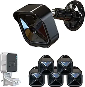 Blink Outdoor Wall Mount, Weatherproof Protective Cover and 360 Degree Adjustable Mount with Blink Sync Module 2 Outlet Mo...