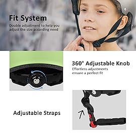 Skateboard Bike Helmet for Adults Women Men Youth Kids (2-3-5-8-14+ Years Boys Girls) - Lightweight Multi-Sport Adjustable Helmets for Bicycle Skateboard Scooter Skate Cycling