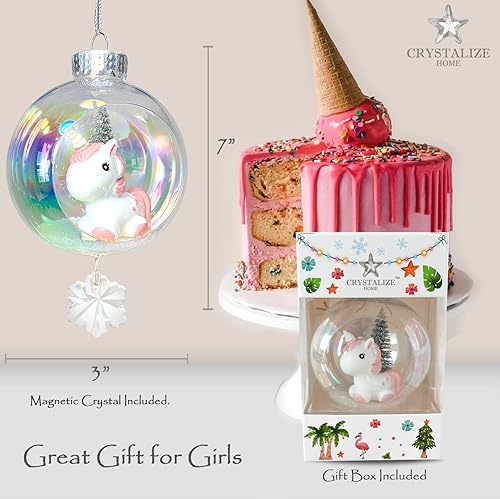 Miniatura 3 de Regalos de cumpleaños de cristal, adornos de Navidad para decoración de Navidad para mujeres, mamá, papá, abuela, abuelo, hermana y amiga de niños
