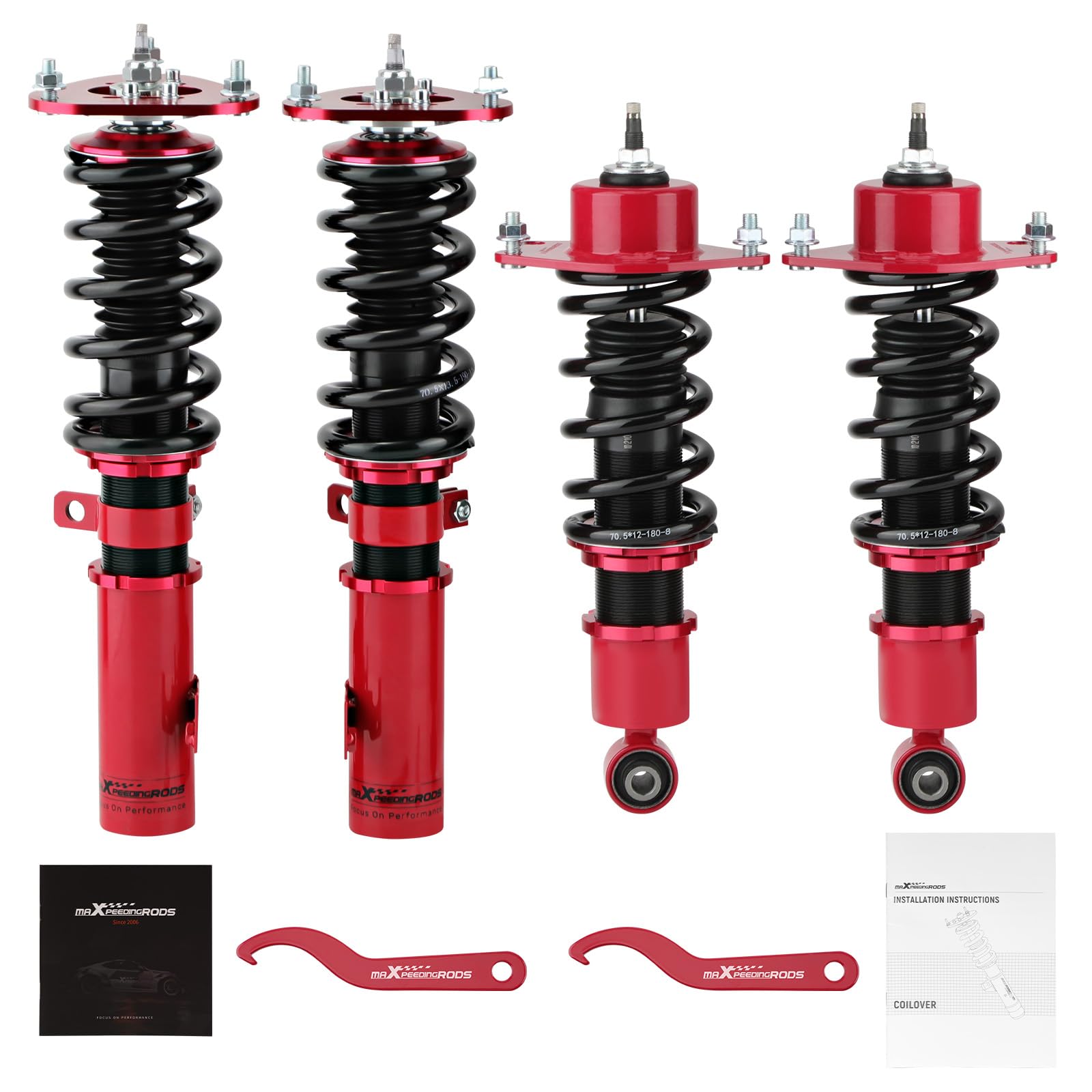 maXpeedingrods Ammortizzatore regolabile a 24 vie per Toyota Celica 1,8 VVT-i T-Sport 2000-2004