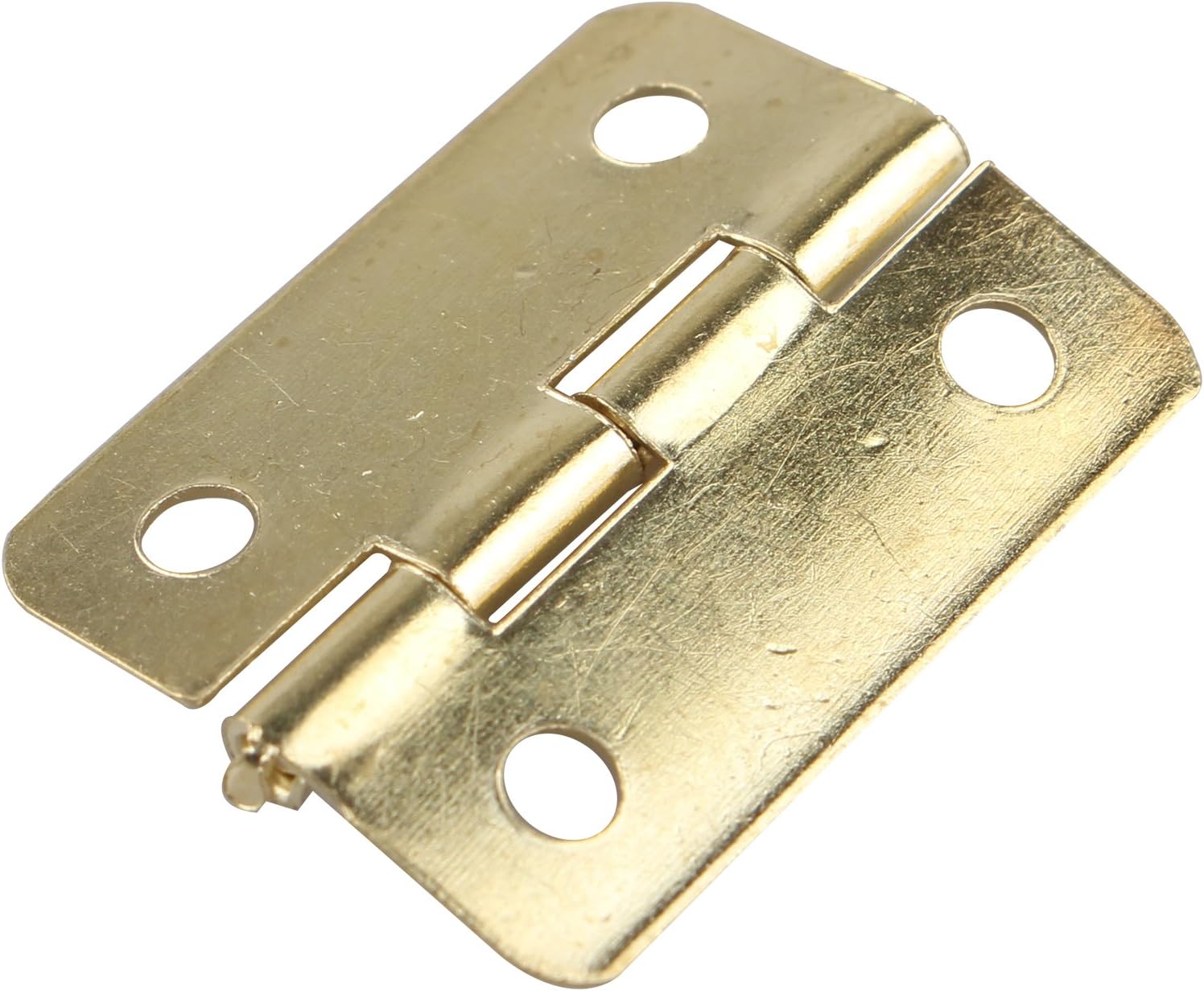 HALJIA 50 Pieces Mini Jewelry Cabinet Drawer Butt Box Hinges Connectors Brass Coated 23 * 19 mm with 200 PCS Replacement Screws - Image 4