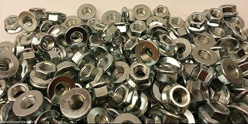 10 M8x1.25 0.472 in cabeza hexagonal lisa métrica brida tuerca cilindro marco Ahrma Elsinore Modelo-RX-3254