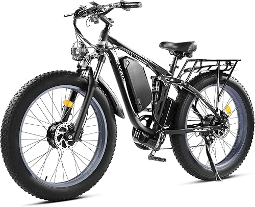 Electric Bike for Adults, 2000W Ebikes 26"x4" Fat Tire Bicycle,