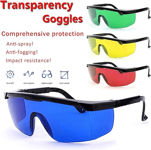 Miniatura 2 de Laser Light Safety Glasses Eye Protection Goggles for UV Protection Laser Engraving Goggles Removal Cutting Machine