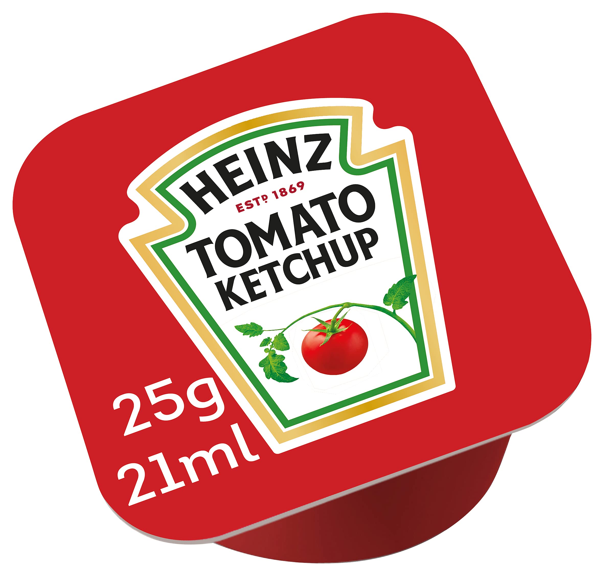 Heinz Tomato Ketchup Classic – Tomatenketchup in Dip Pot – 100 x 25 g