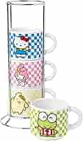 ぬいぐるみ  espresso cup Amazon.com | Silver Buffalo Sanrio Hello Kitty and Friends