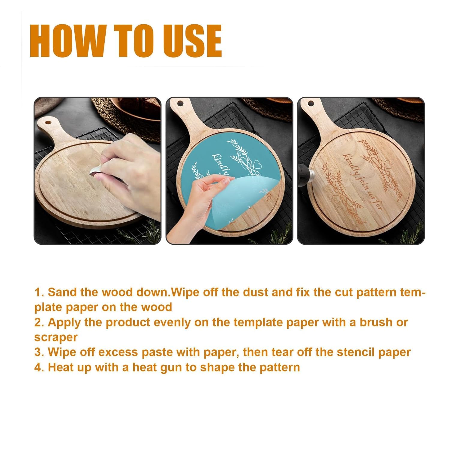 Pâte à Brûler le Bois,Pâte à Brûler pour l'artisanat du Bois,Pâte À Bois Brûlure D'artisanat En Bois,Gel à Brûler Bois,Accessoires de Pyrographie DIY pour la Peinture sur Bois,120ml