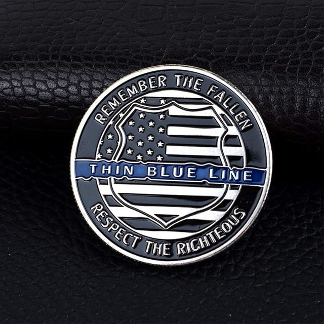 Foto 3 de 7 de Kocreat Medalla conmemorativa de la moneda de la policía de los Estados Unidos Replica-Libertad América…