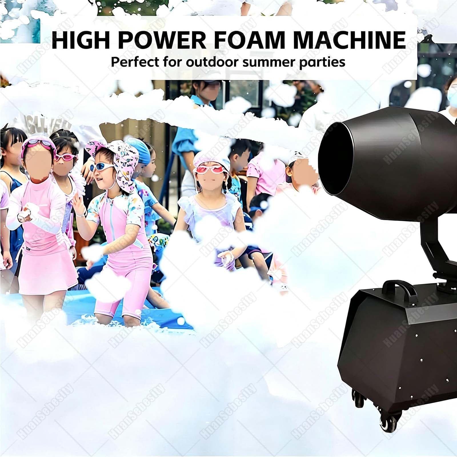 Schaumstoff Maschine Für Partys Im Freien Bühneneffekt | Schaumkanonenmaschine Für Weihnachtliche Atmosphäre Reichweite 40M² Reichweite 6–10 M,Shaking Head Dj-Equipment(2000w)
