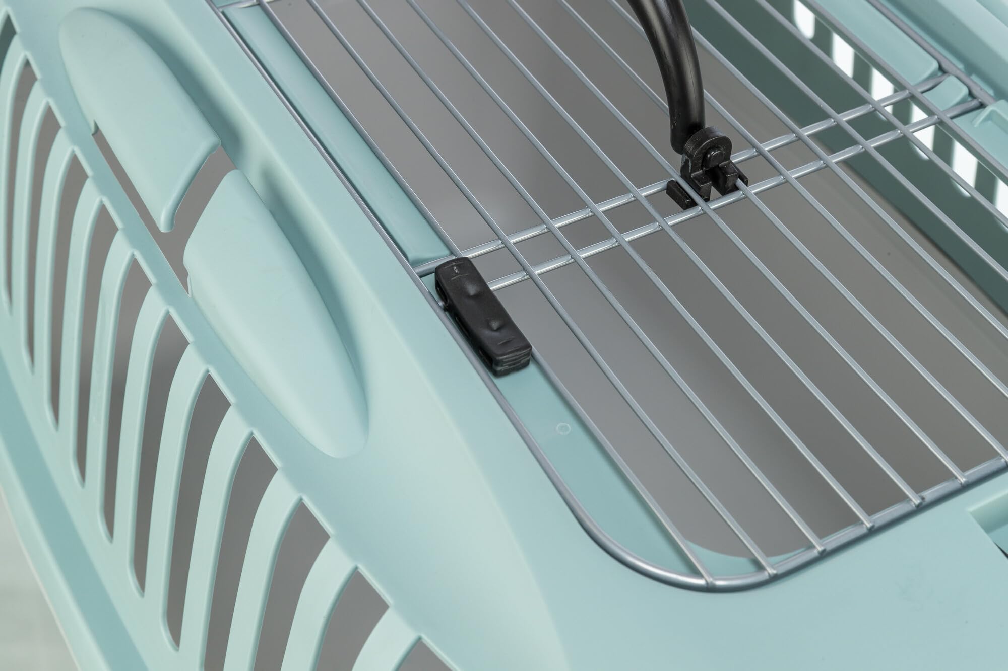 TRIXIE Transportbox Capri 3 Open Top – Transportbox für Hunde und Katzen bis 12kg – Tragebox für Haustiere, mit Metalltür vorne und praktischem Metallgitter Oben für einfachen Zugang - 39869
