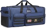 130L Sac à bandoulière extra large pour les hommes, sac à banboulière lourd pour voyager avec compartiment de chaussures, XL Sac d'équipement de gymnastique pour le football de baseball de hockey & Encore, Grey, 130L, Tactique