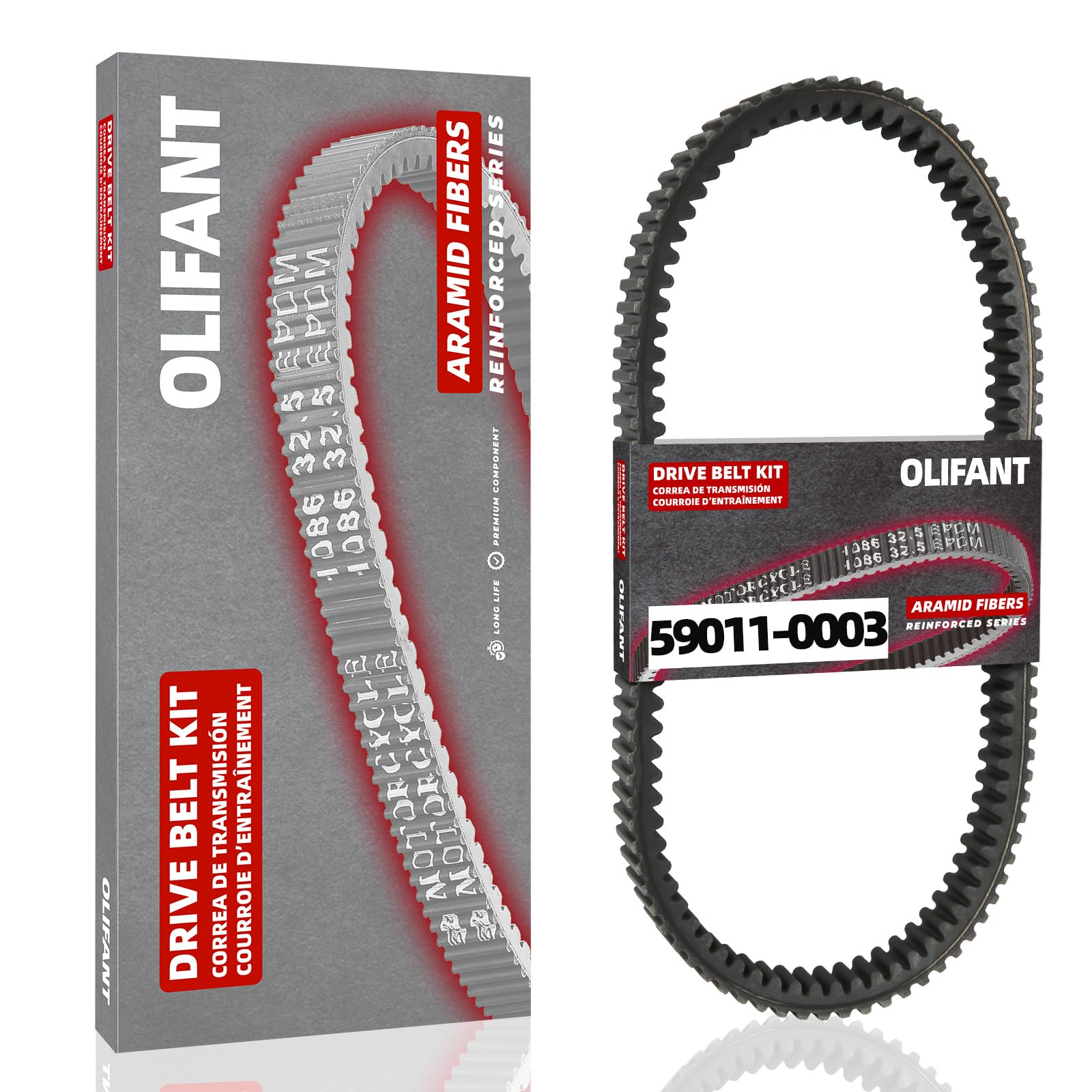 Amazon.com: 59011-0003 Drive Belt for Kawasaki Brute Force