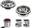 2 Piezas de Canastos de Filtro para Taza Simple y Doble para Ninja Luxe Cafe ES601 ES701 | Filtro de Acero Inoxidable Poroso y Presurizado, Canasto de Portafiltro Reutilizable para Accesorios Ninja Luxe Cafe 1