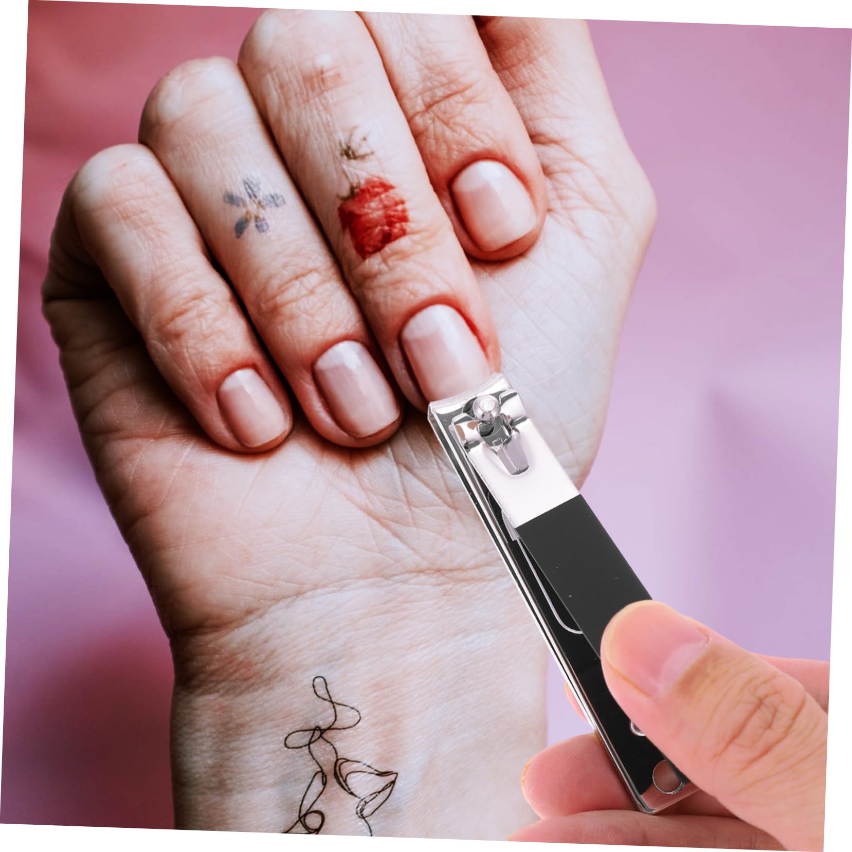 SHERCHPRY Kit Tagliaunghie Da Donna Per Manicure e Pedicure Strumenti Professionali Tagliaunghie Per Cura Delle Unghie Per Viaggi e Uso Quotidiano