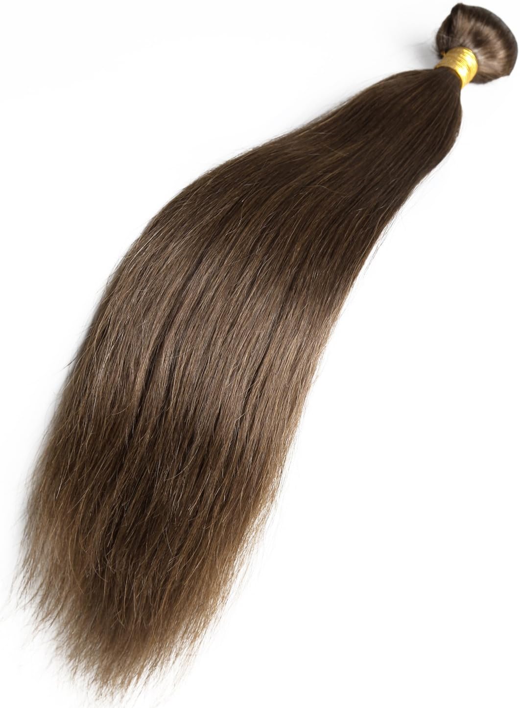 Melantha 18inchBrazilian Virgin Human Hair Weft Silky Straight Hair Weave Queen Hair Extensions Grade 5A Color #4