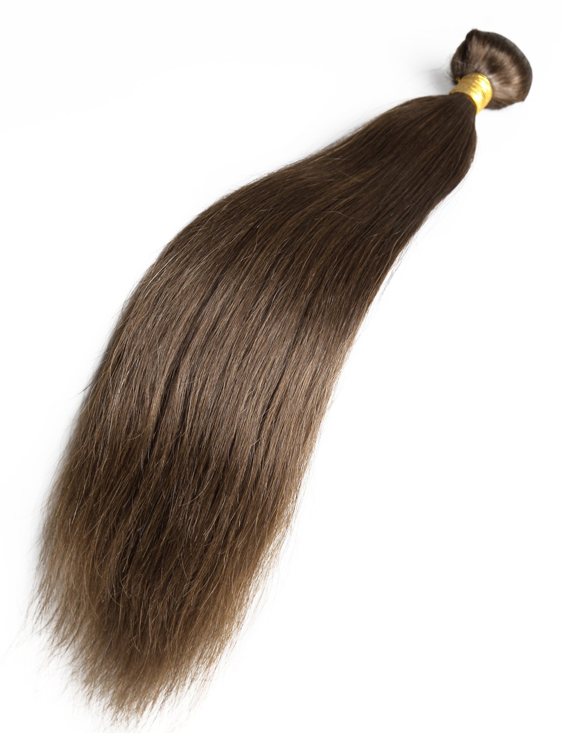 Melantha 18inchBrazilian Virgin Human Hair Weft Silky Straight Hair Weave Queen Hair Extensions Grade 5A Color #4