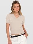 ANRABESS Womens Short Sleeve Sweaters Cropped V Neck Business Casual Lightweight Sweater Tops Summer Spring Clothes 2026