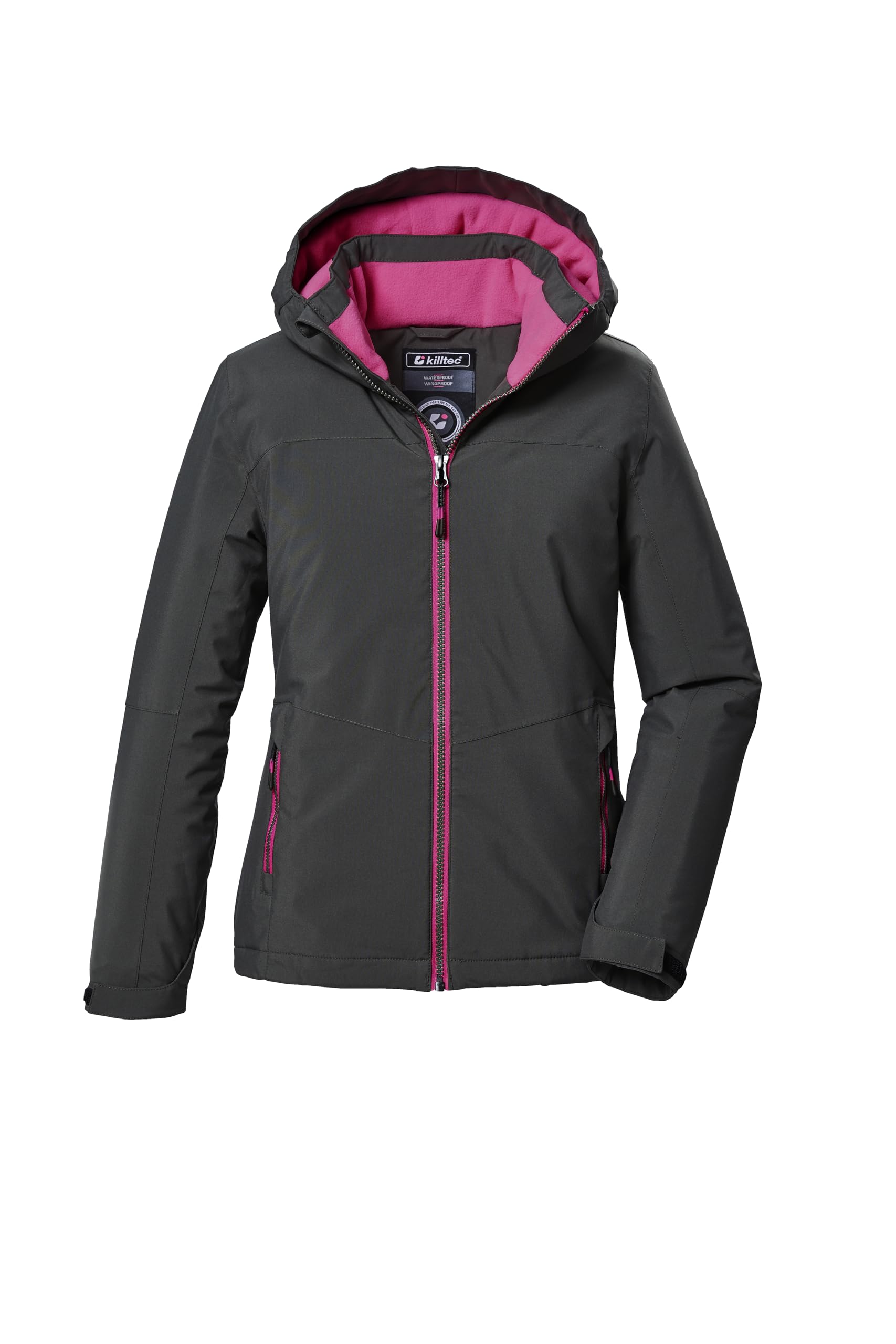 Killtec Mädchen Kow 352 Grls Jckt Funktionsjacke/Outdoorjacke mit Kapuze