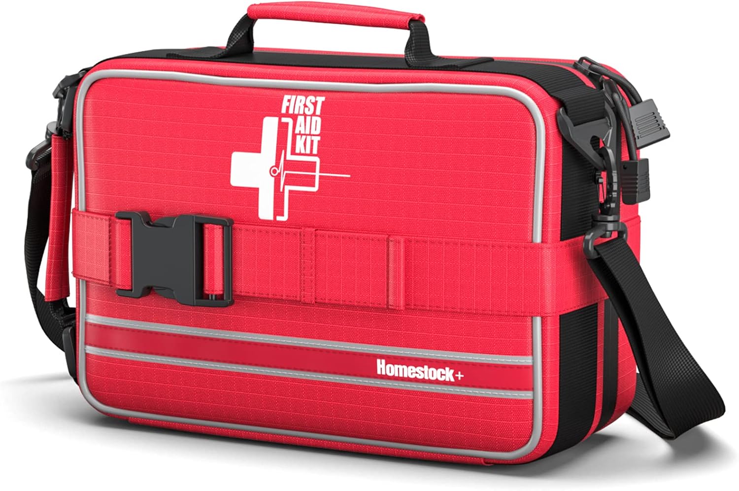 【2023 Upgrade】Advanced First Aid Kit, Comprehensive Trauma First Aid Kits with Labelled Compartments for Cars, Home, Office, Backpacking, Camping, Traveling, and Cycling - 230 Piece