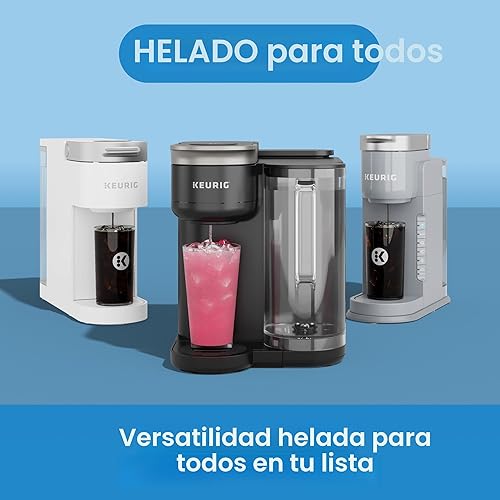 Vista 8 de Keurig K-Iced Cafetera de Una Sola Porción – Botón Brew Over Ice, Diseño Compacto, Regalo Perfecto para las Fiestas para los Amantes del Café Blanco
