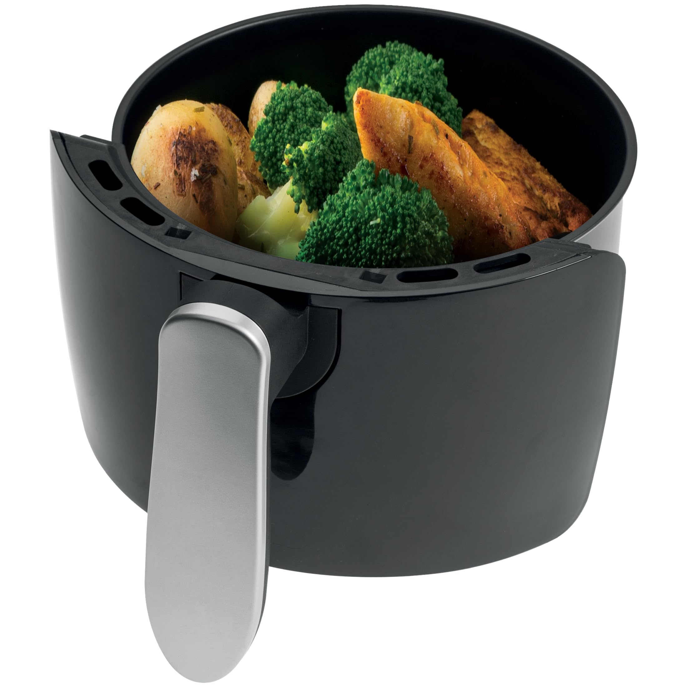 FRITEL Airfryer SnackTastic® 4202 – Heißluftfritteuse – 2 l – 1000 W – 1 bis 2 Pers. – Kompakt/Kleine Portionen - PFAS-frei – Singles & Studenten – Schwarz