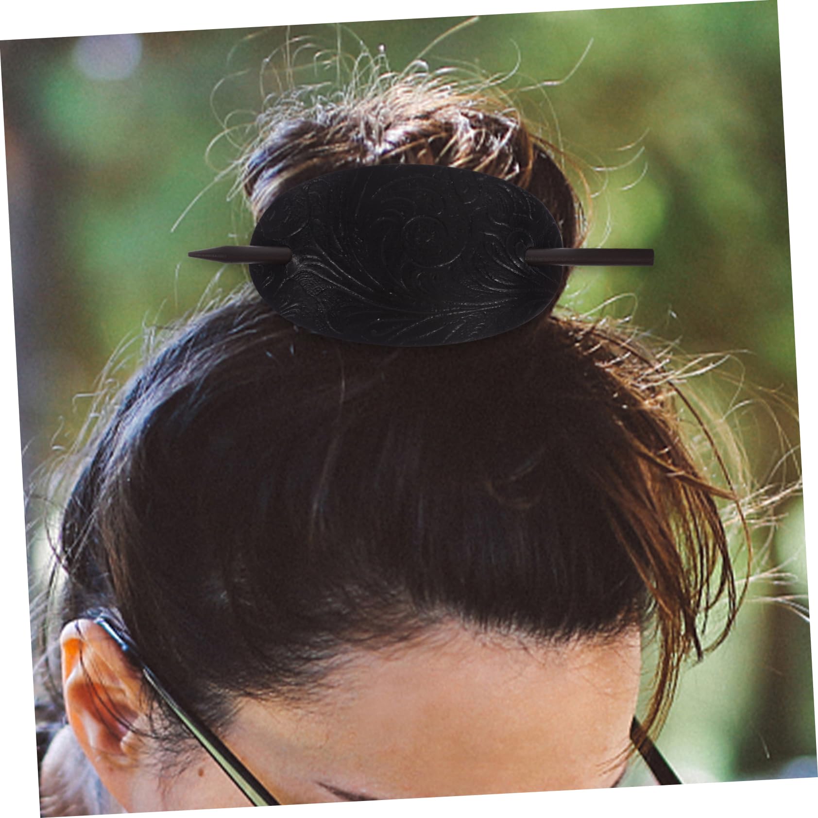 FRCOLOR 15 Stück Leder Haarnadel Haarspangen Für Damen Haargummis Mit Schleifen Damen Haarstäbchen Quastenkämme Lippen Pferdeschwänze Haarnadeln Für Damen Haarschleife Haargummis
