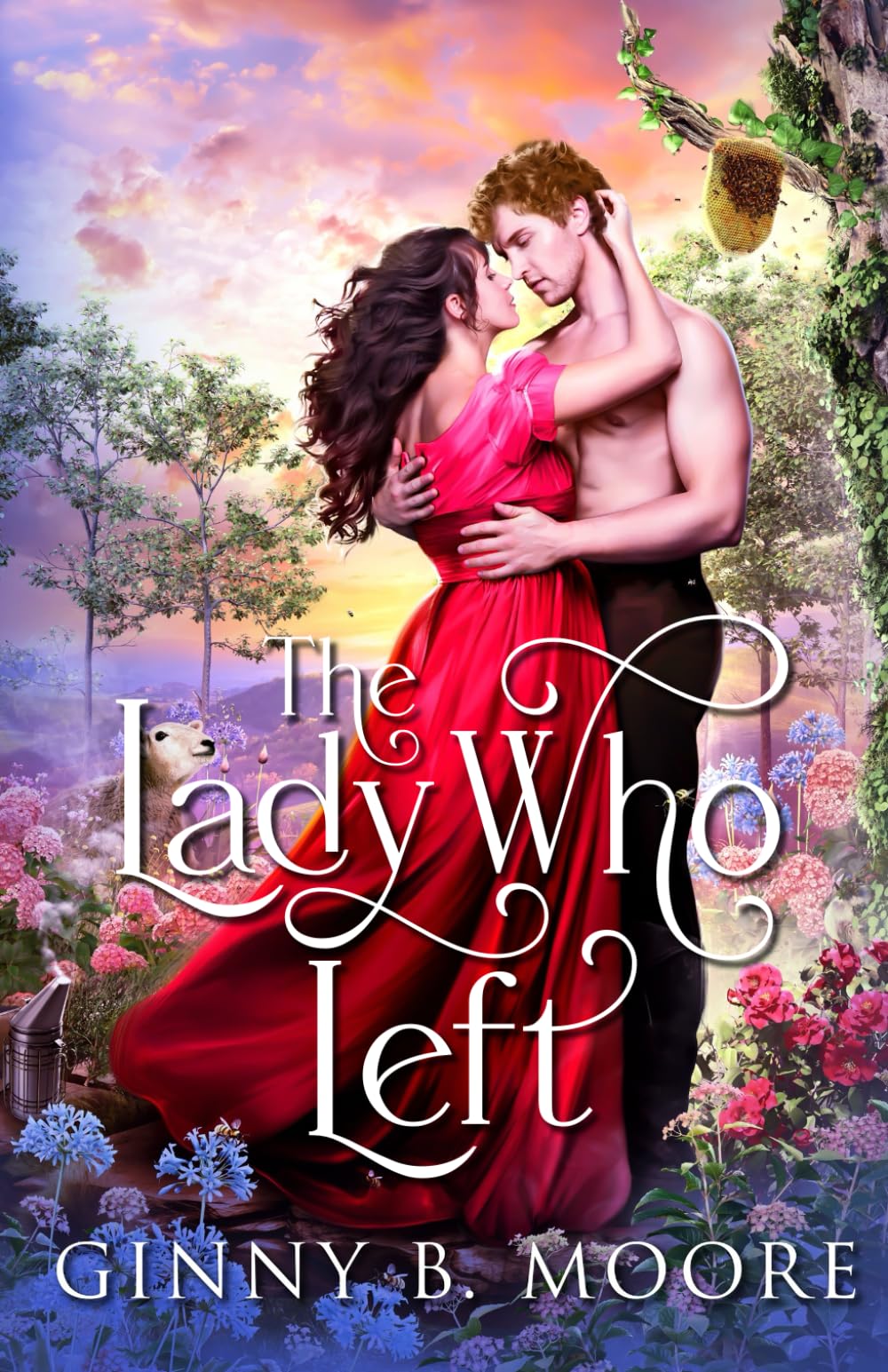 The Lady Who Left: A steamy forbidden love historical romance (The Flower Sisters)