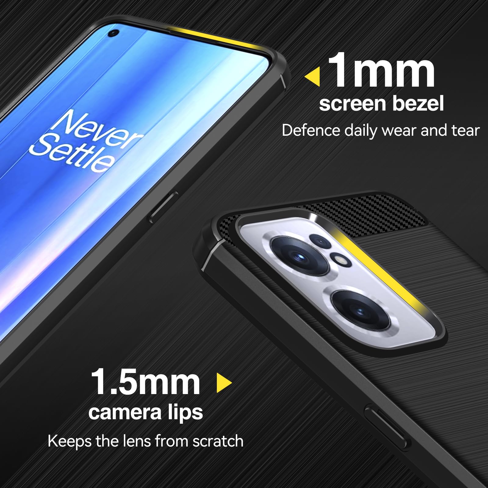 iVoler Cover per Oneplus Nord CE 5 5G, [Protezione Antiurto di Grado