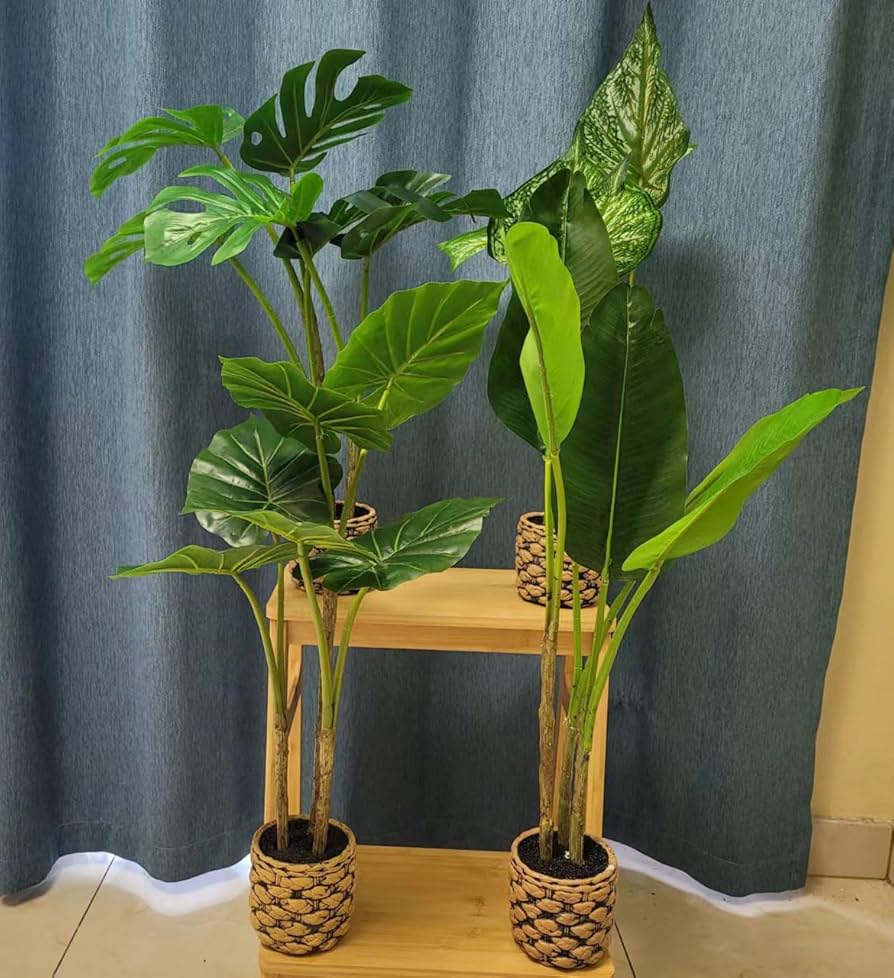 美品　モンステラ　光触媒　フェイクグリーン観葉植物　大型 人工観葉植物 フェイクグリーン 観葉植物 造花 光触媒 大型