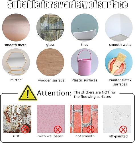 Miniatura 5 de SUPERDANT Adhesivos de pared con letrero de cruce de ferrocarril, calcomanías de pared de tren para pared, calcomanías de vinilo de señal roja,