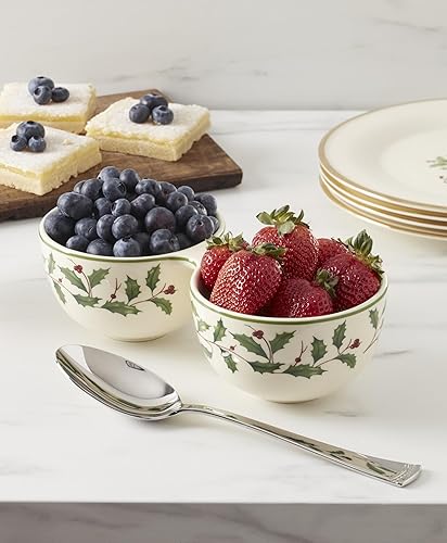 Vista 168 de Lenox 146504510 - Tazón de verduras navideño