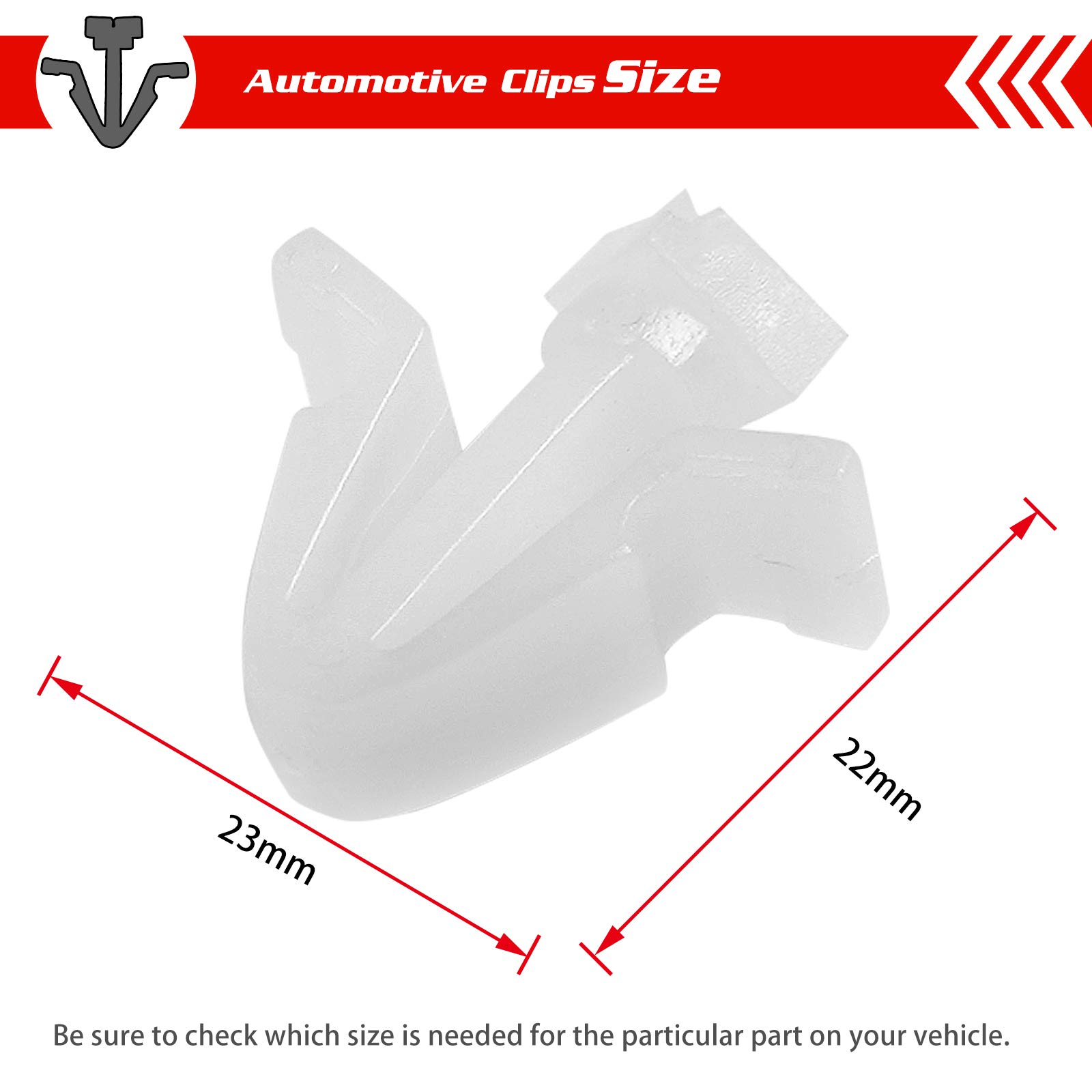 Amazon.com: OTUAYAUTO 30Pcs 76882-0M060 White Grill Clips