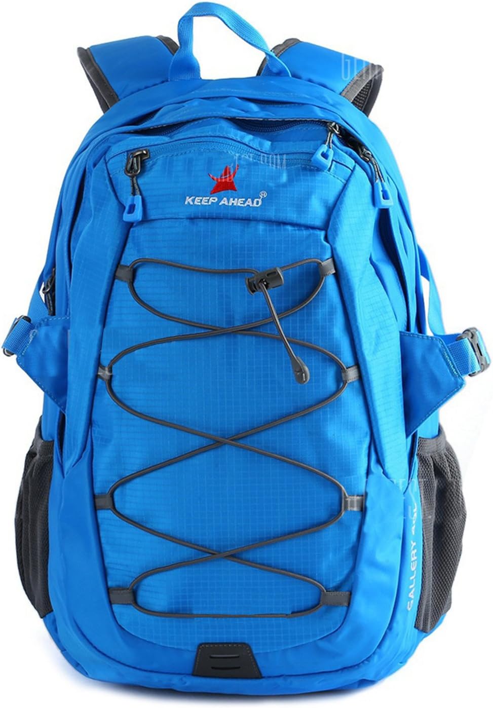 Horon Outdoor Hiking Climbing Backpack Daypacks Mountaineering Bag 40L Unisex High Capacity Travel Bag Blue