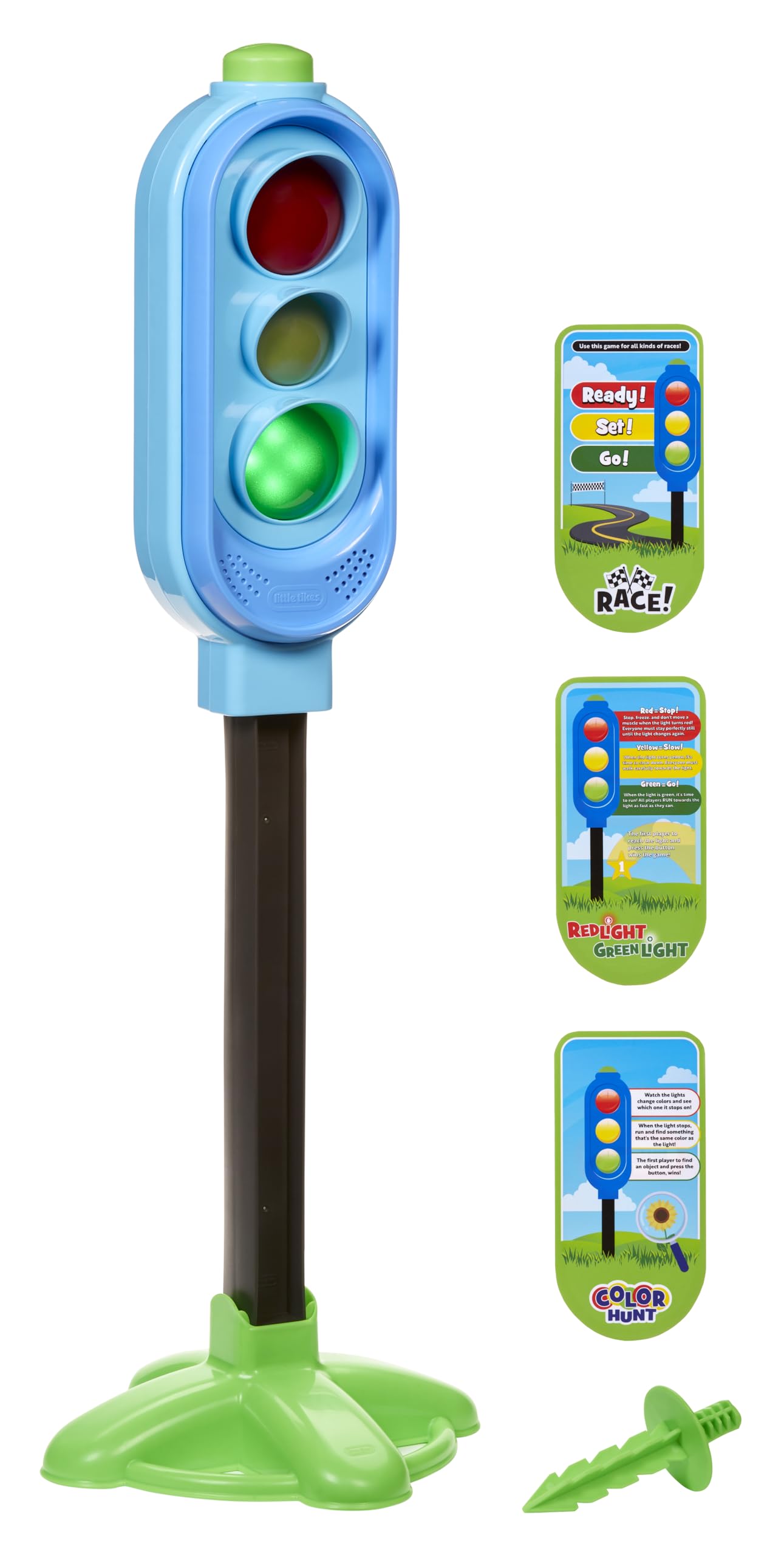 Little Tikes Red Light Green Light, Active Play Sports Toys, for Boys and Girls Ages 3+ Years