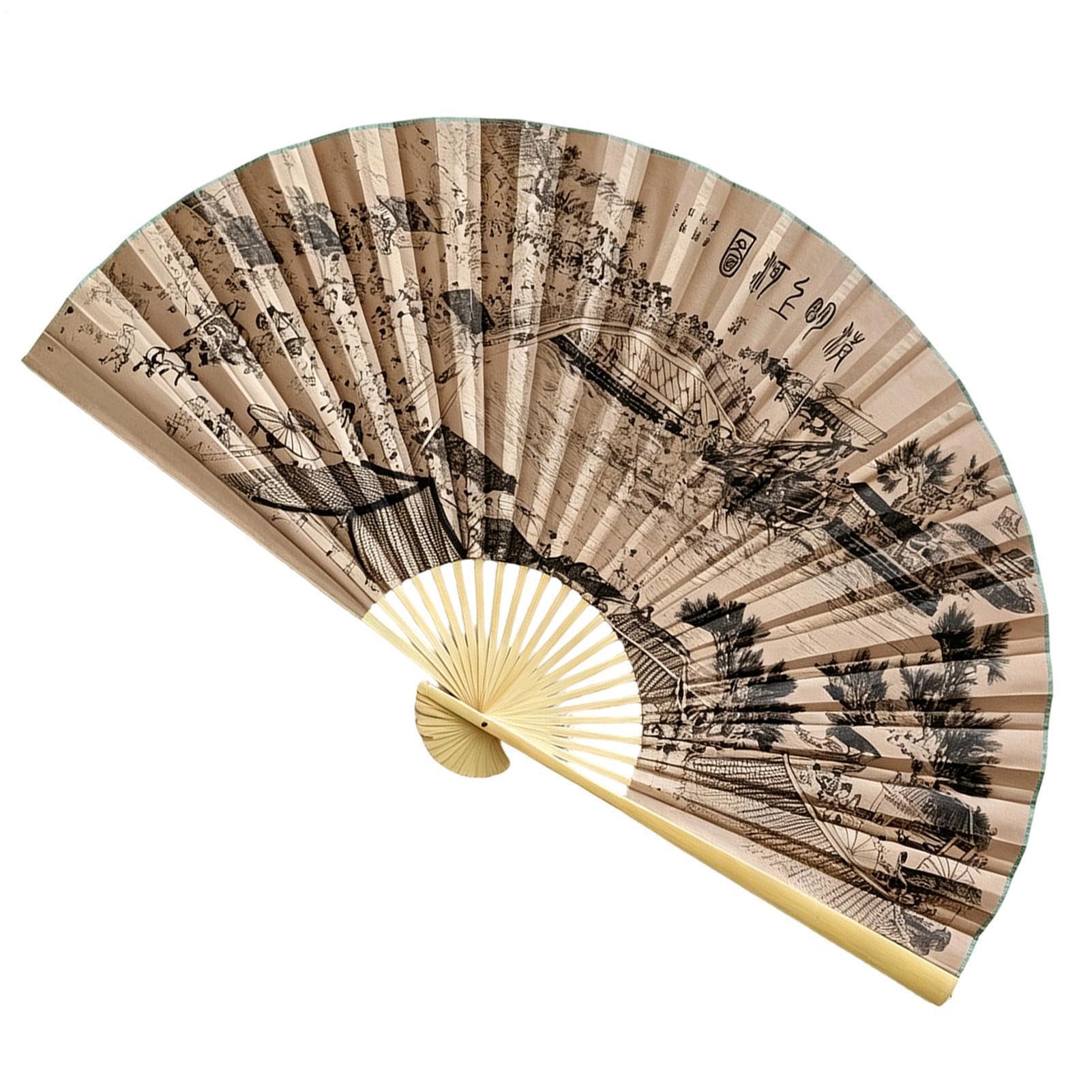 Abanico decorativo para festival de música, bodas y actuaciones artísticas tradicionales