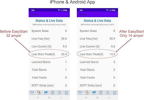 Miniatura 8 de BLUETOOTH Micro-Air Easystart 364-X36 con Bluetooth, acondicionador de aire marino de arranque suave, unidad de compresor de aire acondicionado de