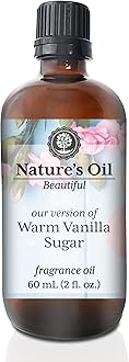 Warm Vanilla Sugar Fragrance Oil for Perfume, Cologne, Diffusers, Soap Making, Candle Making, Lotion, Home Scents, Linen Spray, Bath Bombs, Slime (2 Fl Oz)