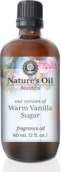 Warm Vanilla Sugar Fragrance Oil for Perfume, Cologne, Diffusers, Soap Making, Candle Making, Lotion, Home Scents, Linen Spray, Bath Bombs, Slime 2 Fl Oz
