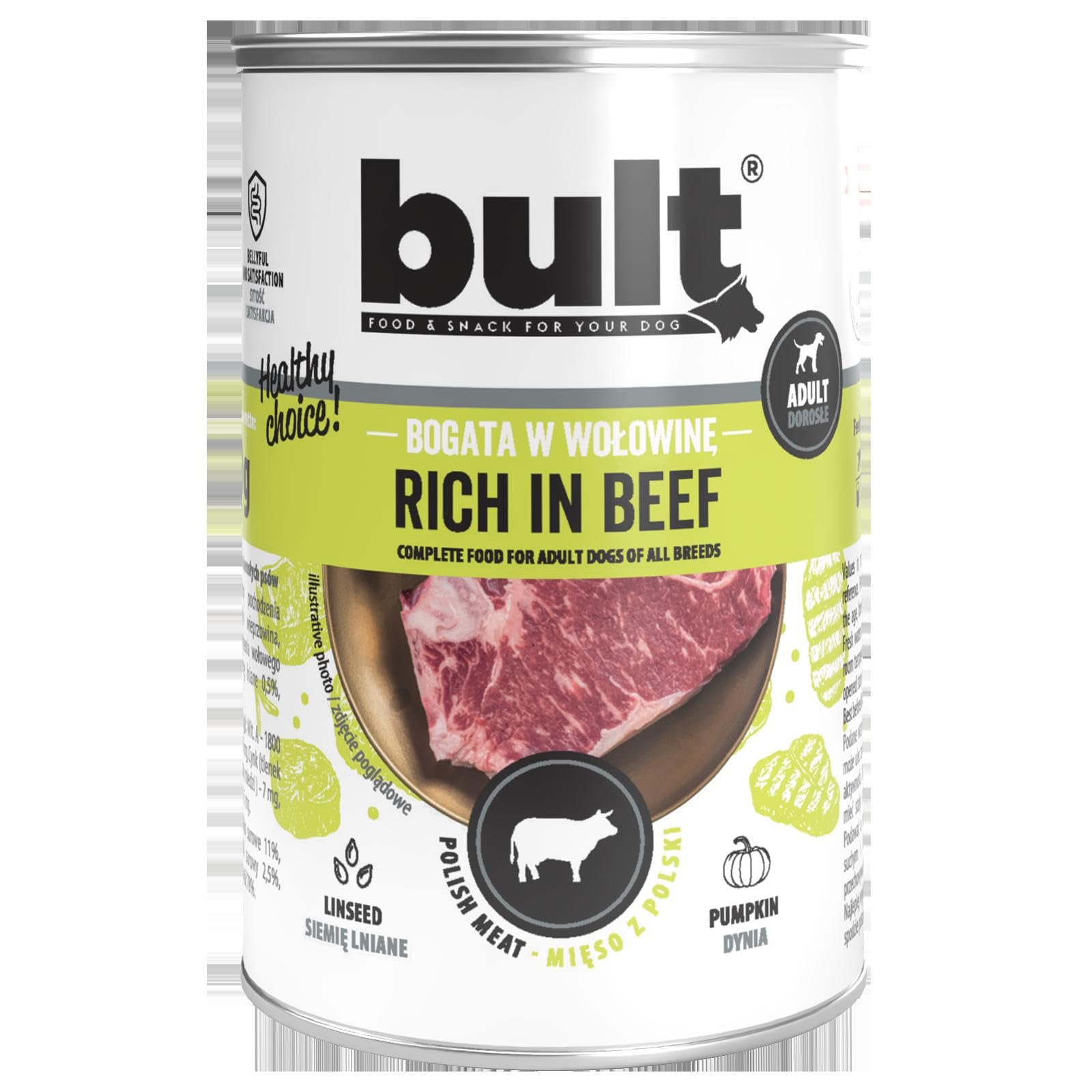BULT Natürliches Nassfutter für Katzen,Katzefutter Mix Geschmack, 30x100 g | i Mix Geschmack, Pouches, getreidearme Rezeptur, hoher Fleischanteil, 30 x 100 g